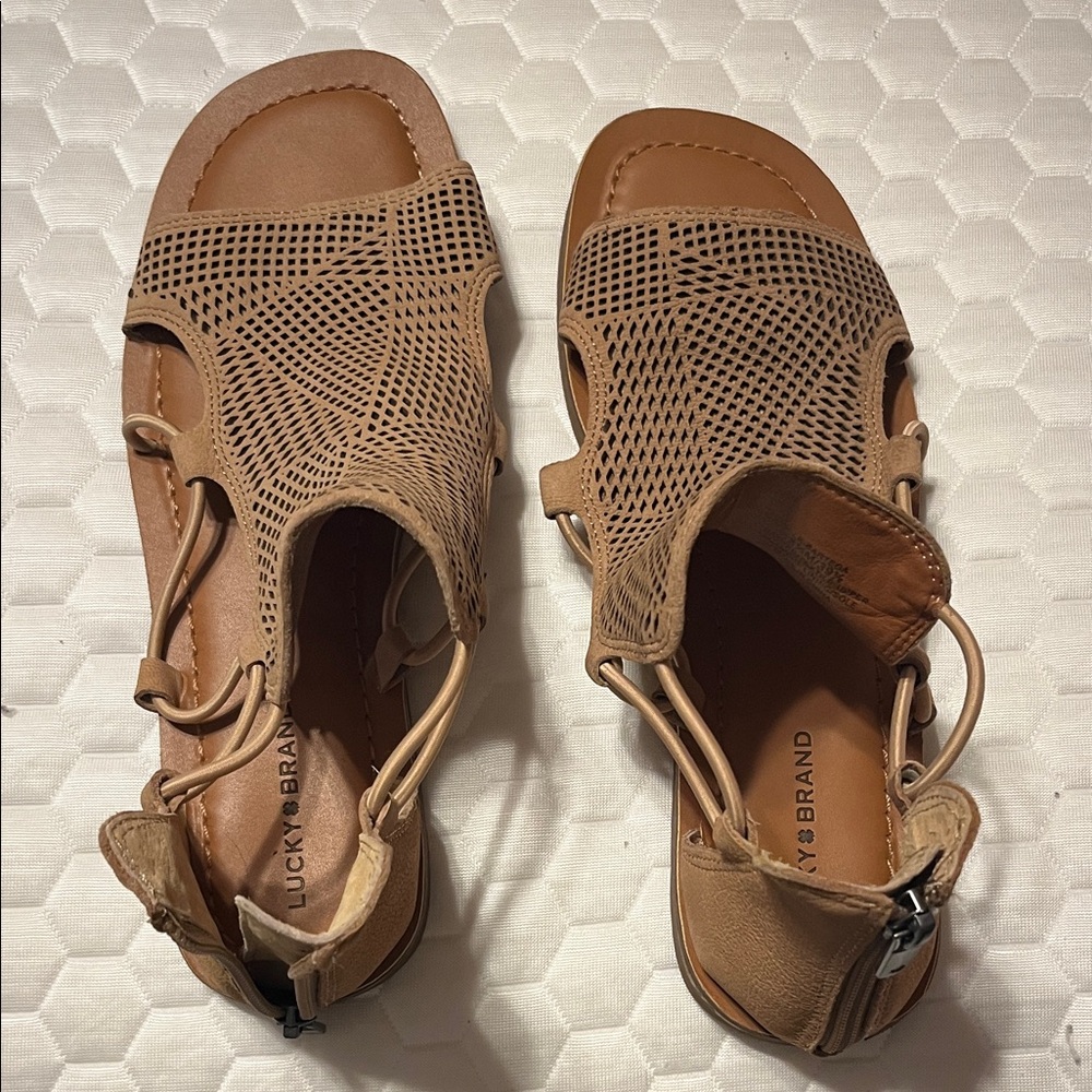 Lucky Brand Brown Women's Sandals (NEVER WORN)
